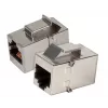 EFB Elektronik Módulo Adaptador Keystone RJ45 Fêmea para Fêmea STP Cat.5e Aço Inoxidável - 37508.1V3