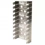 EFB Elektronik Bandeja de montagem LSA, 50 módulos, profundidade 50 mm, raio de curvatura 25 mm, pack de 2