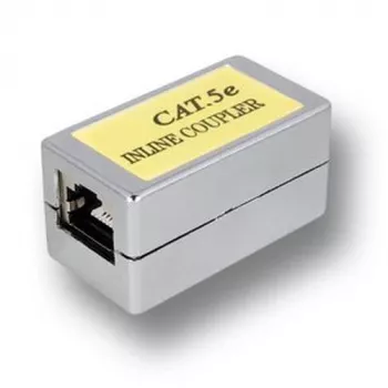 Acoplador de rede EFB-Elektronik conector fêmea RJ45 para conector fêmea RJ45 CAT 5e blindado, cinzento 37529,1