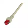 Cabo de Rede RJ45 EFB-Elektronik Cat.6 S/FTP LSZH cinzento 0,75m