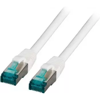 EFB-Elektronik Cabo de rede RJ45 Cat.6A S/FTP LSZH branco 0,5m