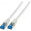 Cabo de rede RJ45 EFB-Elektronik Cat.6A S/FTP PVC UL cinzento 7,5 m