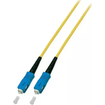 EFB-Elektronik Cabo de ligação de fibra ótica Simplex SC-SC G657.A2 10m 3,0mm amarelo 9/125µm