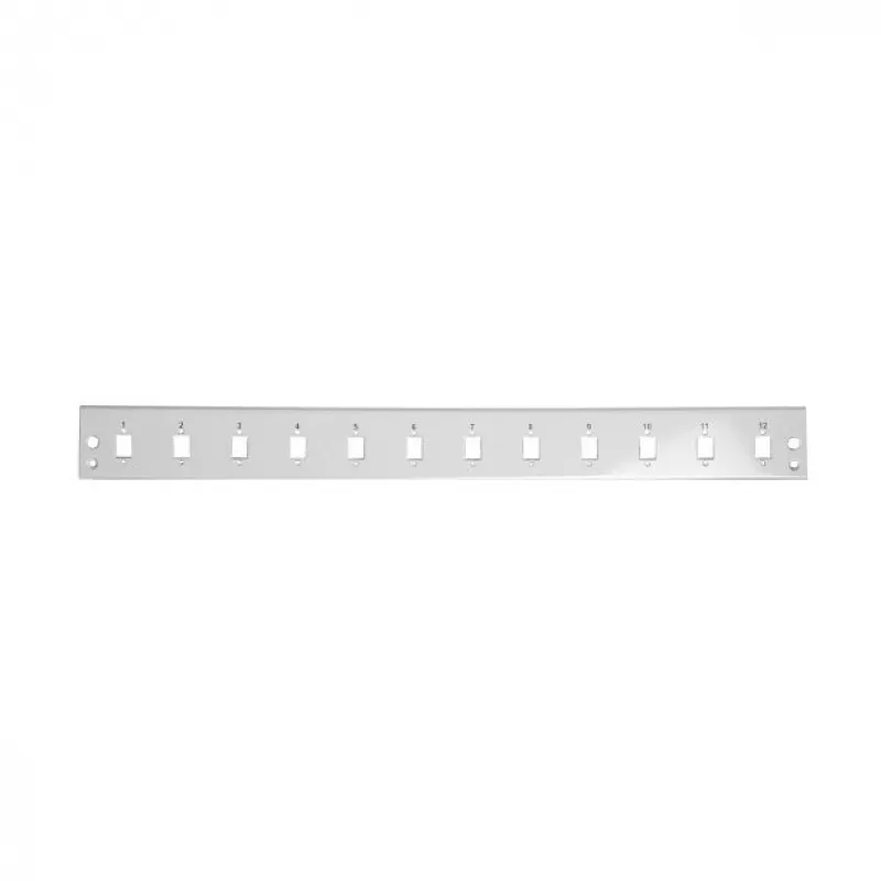 Painel frontal EFB-Elektronik VSB-FP-24SC-S 24x SC Simplex / E2000 Simplex / MTRJ / LC Duplex, cinzento