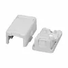 Caixa Keystone de montagem à superfície EFB ET-25166, 1 porta, tampa de proteção contra pó com fecho automático, branco puro
