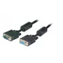 EFB cabo de extensão SVGA/HDTV, 2x HD-SUB15, ficha para conector fêmea, preto, 1,8 m K5327SW.1,8V2