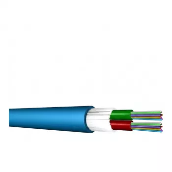 Cabo de fibra ótica EFB U-DQ(ZN)BH OM3 24G (2x12) Eca 3000N LSZH preto 8mm