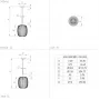 Candeeiro suspenso EGLO ROMAZZINA 1xE27 bege