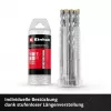 Conjunto de brocas SDS-plus Einhell 265510, 7 peças, Ø 6-14 mm, 160 mm