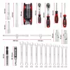 Einhell E-Case conjunto de ferramentas de mecânico 201 peças (aço cromo-vanádio, empilhável) (370513)
