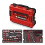 Einhell E-Case conjunto de ferramentas de mecânico 201 peças (aço cromo-vanádio, empilhável) (370513)