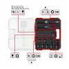 Conjunto de bits de impacto e chaves de caixa Einhell 1/2 polegadas 32 peças em mala XL