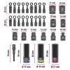 Conjunto de bits de impacto e chaves de caixa Einhell 1/2 polegadas 32 peças em mala XL