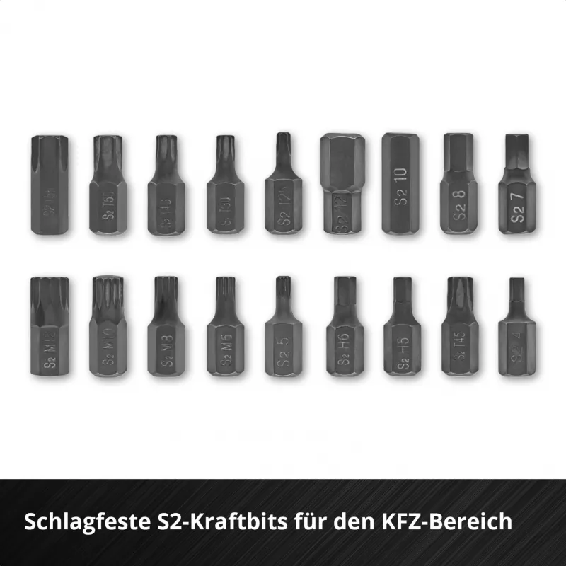 Conjunto de bits de impacto e chaves de caixa Einhell 1/2 polegadas 32 peças em mala XL