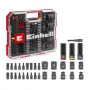 Conjunto de bits de impacto e chaves de caixa Einhell 1/2 polegadas 32 peças em mala XL