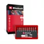 Conjunto de pontas de impacto com mosquetão Einhell 10 peças, pontas de impacto sextavadas 1/4 polegadas com clipe mosquetão