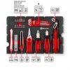Mala de ferramentas EINHELL-KWB E-Case Mudança, 79 peças (preto/vermelho)