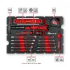 Mala de ferramentas EINHELL-KWB E-Case Mudança, 79 peças (preto/vermelho)