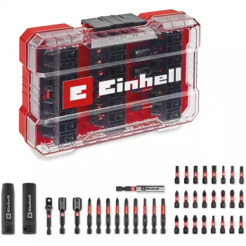 EINHELL-KWB conjunto de bits de impacto e chaves de caixa em M-CASE, 39 peças