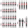 EINHELL-KWB Conjunto de Bits de Impacto em M-CASE, 39 peças (com chaves de caixa)