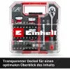 EINHELL-KWB Conjunto de Chaves de Caixa e Bits 1/4 polegadas 37 Peças em L-CASE