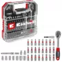 EINHELL-KWB Conjunto de Chaves de Caixa e Bits 1/4 polegadas 37 Peças em L-CASE