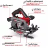 Einhell Power X-Change serra circular manual a bateria TE-CS 18/150-2 Li-Solo, 18V (vermelho/preto, sem bateria e carregador)