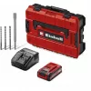 Martelo perfurador a bateria EINHELL Professional TP-HD 18/28 Li BL+4, 18V (vermelho/preto, bateria de iões de lítio 3,0 Ah, conjunto de acessórios de 4 peças, E-Case S)