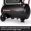 EINHELL TC-AC 190/24/8 I OF compressor sem óleo, 1100 W, depósito de 24 L, 8 bar, preto