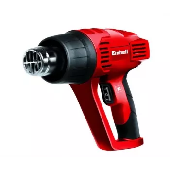 Einhell TC-HA 2000/1 Pistola de ar quente 2000 W 550°C 500 l/min com 4 bicos e raspador vermelho