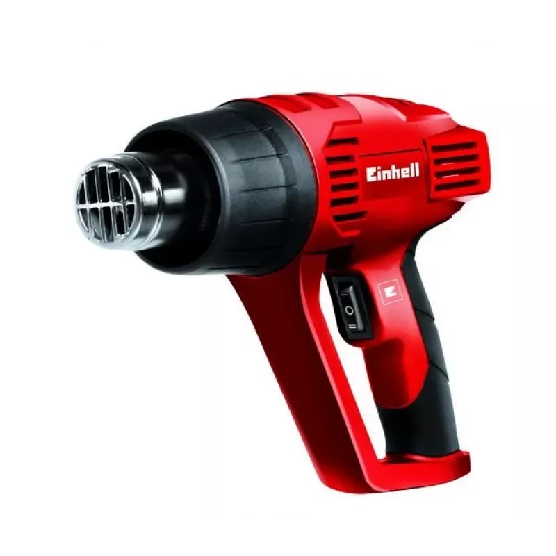 Einhell TC-HA 2000/1 Pistola de ar quente 2000 W 550°C 500 l/min com 4 bicos e raspador vermelho