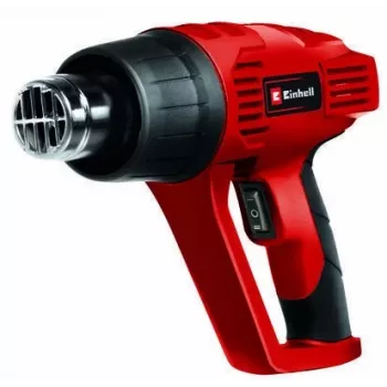 Einhell TC-HA 2000/1 Pistola de ar quente 2000 W 550°C 500 l/min com 4 bicos e raspador vermelho