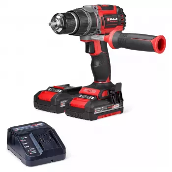 Einhell TP-CD 18/70 Li-i BL conjunto de berbequim de impacto sem fios, 18V sem escovas, 70 Nm, 2x2,0Ah