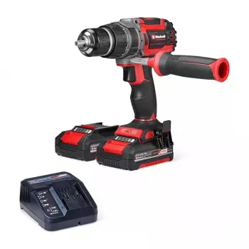 Einhell TP-CD 18/70 Li-i BL conjunto de berbequim de impacto sem fios, 18V sem escovas, 70 Nm, 2x2,0Ah