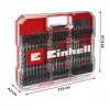 EINHELL XL-CASE conjunto de bits de impacto e brocas, 95 peças, conjunto de brocas e bits