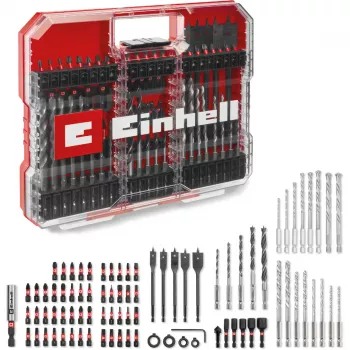 EINHELL XL-CASE conjunto de bits de impacto e brocas, 95 peças, conjunto de brocas e bits