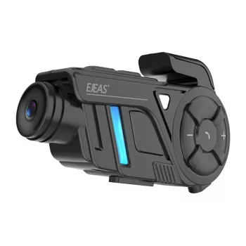 EJEAS K1Pro+ Intercomunicador para motociclo com gravador 1080P - intercomunicador individual