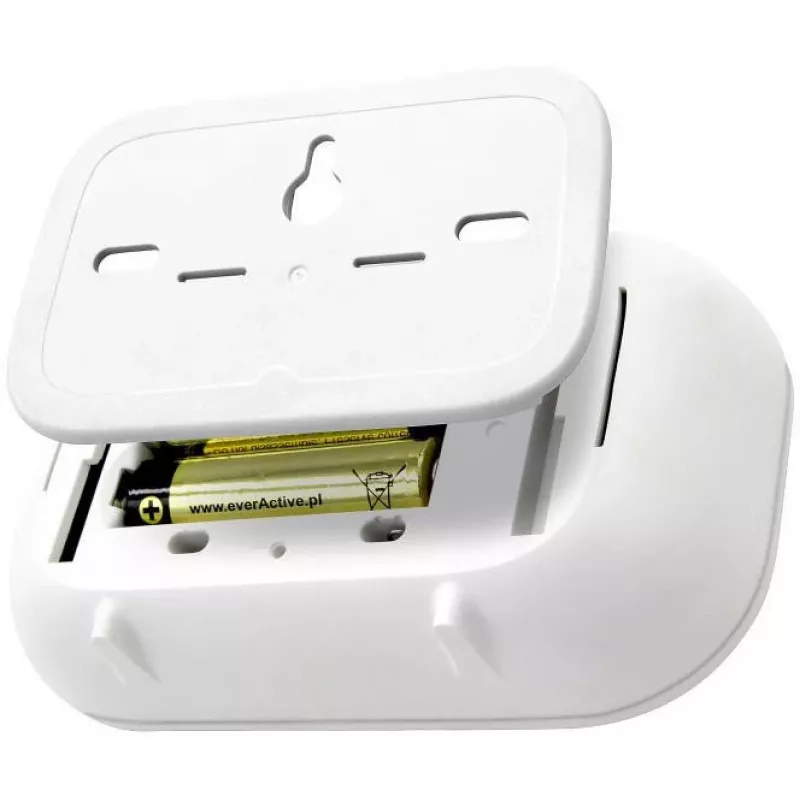 Detetor de monóxido de carbono EL-HOME CD-17A2v2300/B com ecrã LCD e alimentação de emergência de 9V