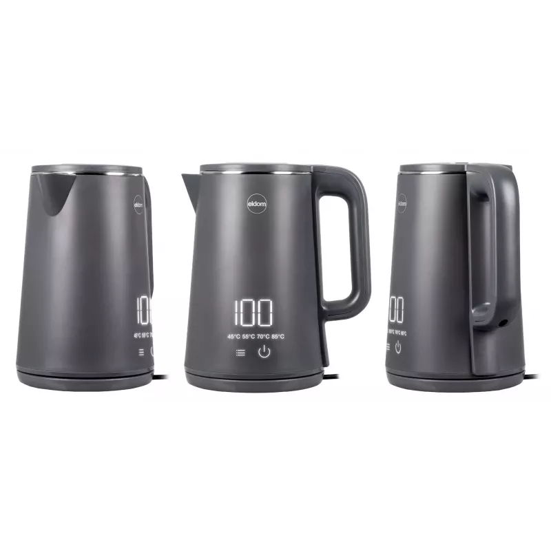 ELDOM C515S Chaleira sem fios cinzenta 1,8L 2000W