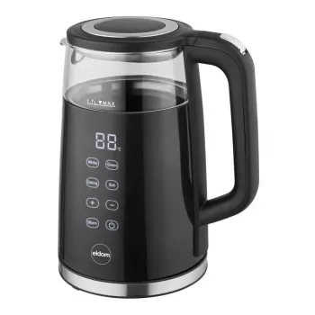 Eldom C540 Chaleira Elétrica 1,7L 2000W Aço Inoxidável Prateado/Preto