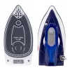 Ferro de engomar de viagem ELDOM DA50 900W azul com vapor, cabo dobrável, base antiaderente, depósito 40ml