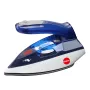 Ferro de engomar de viagem ELDOM DA50 900W azul com vapor, cabo dobrável, base antiaderente, depósito 40ml