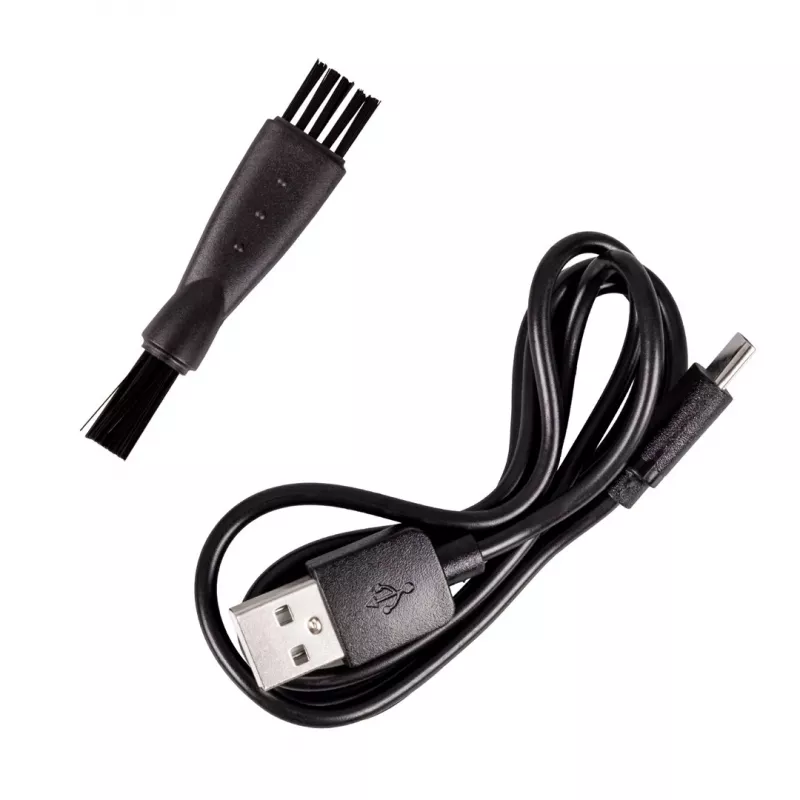 ELDOM G60 Máquina de barbear elétrica para rosto e cabeça, 7 lâminas, ecrã LED, bloqueio de viagem, IPX6, 120 min de autonomia