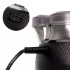 ELDOM G60 Máquina de barbear elétrica para rosto e cabeça, 7 lâminas, ecrã LED, bloqueio de viagem, IPX6, 120 min de autonomia