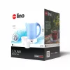 ELDOM fogão elétrico de viagem C190 Lino 0,6L 550W azul com 2 canecas e 2 colheres