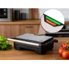 Eldom GK110 grelhador de contacto, 800 W, preto/prateado