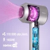 ELDOM HT280 Secador de cabelo, 1650 W, cinzento, 3 níveis de calor, 2 velocidades de sopro, jato de ar frio, bico concentrador, filtro de ar removível, argola de suspensão, proteção contra sobreaquecimento, cabo de 1,8 m