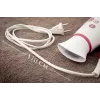 Secador de cabelo ELDOM HT82R 1200W com cabo dobrável, 2 níveis de calor e velocidade, nível de ar frio, branco/azul