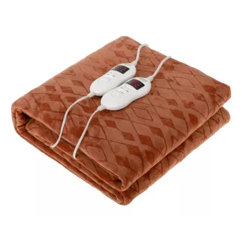 Cobertor elétrico de cama ELDOM KT200 Cozy 150 x 80 cm cinzento 60W 3 níveis de aquecimento