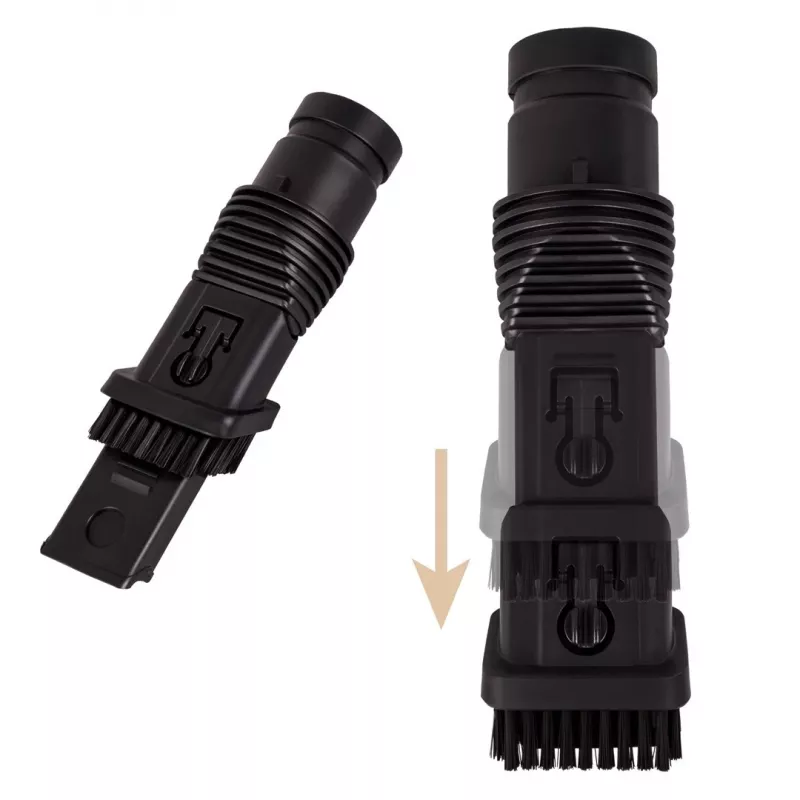 ELDOM OB210 aspirador sem fios 2 em 1 vertical e de mão, 22,2 V iões de lítio, 40 min. de autonomia, HEPA, escova LED, prateado
